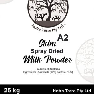 25kg Notre Terre A2 Skim Milk Powder