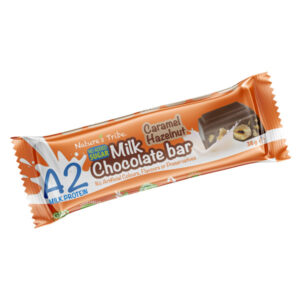 A2 Caramel Hazelnut Milk Chocolate Bar